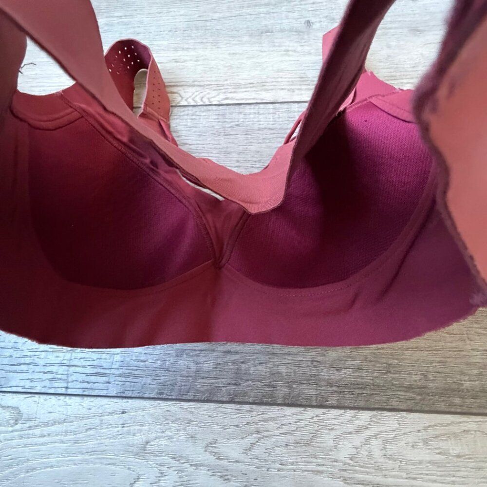 Brooks Workout Running Bra Supportive Active Lifestyle Power Bands Stretchy - Picture 4 of 6